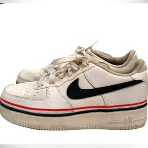 Size 6y / Womens 7 - Nike Air Force 1 Low LV8 Ribbon White Blue CW0984-100